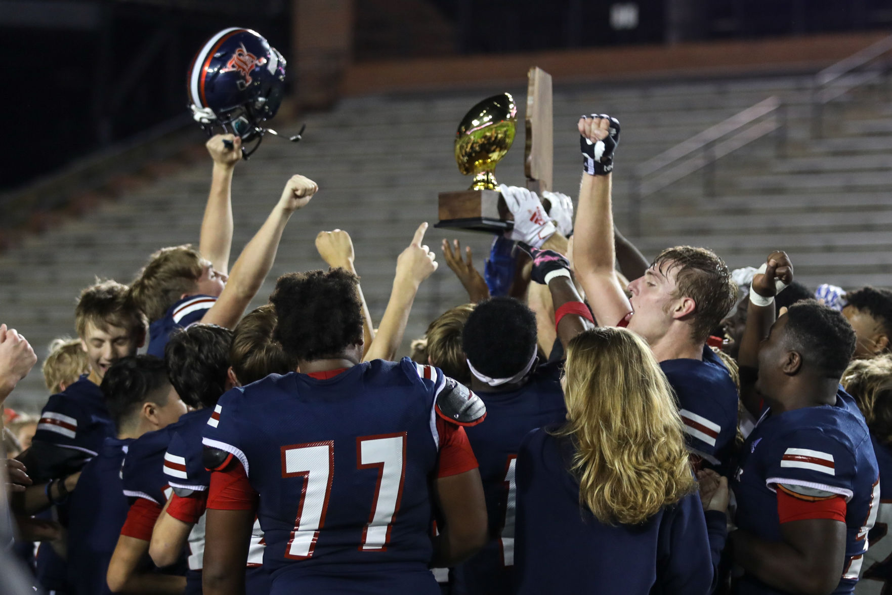 Glenwood School vs. Bessemer Academy AISA Class AAA high school football state champion